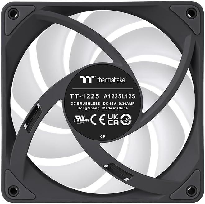 Actual product image Thermaltake TT CT140 EX Rev ARGB Sync PC Cooling Fan 3 Pack Black (140 mm, 3x)
