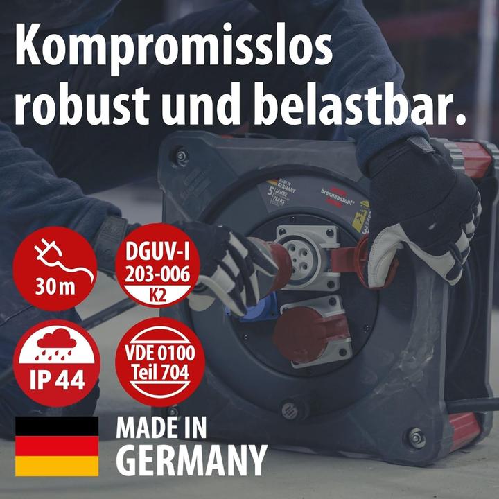 Produktbild Brennenstuhl Professional CEE-Kabeltrommel KD 3200 C7 mit Rundum-Überrollschutz (30 m, 5 mm²)