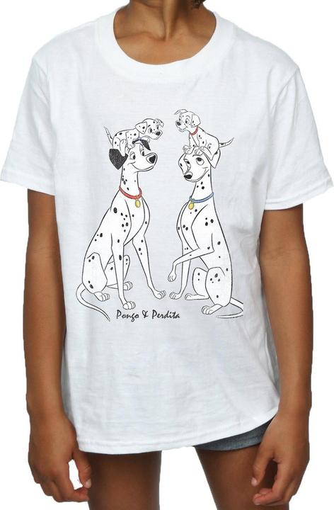 Produktbild 101 Dalmatians Pongo And Perdita TShirt Mädchen (152, 158)