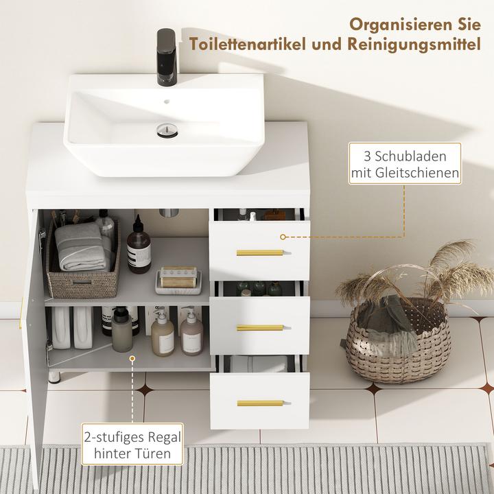 Produktbild Homcom Badezimmerschrank (75 x 30 x 65 cm)