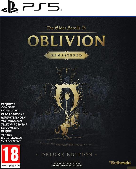 Immagine prodotto Bethesda Elder Scrolls IV: Oblivion Remastered Deluxe Edition (PS5, DE)