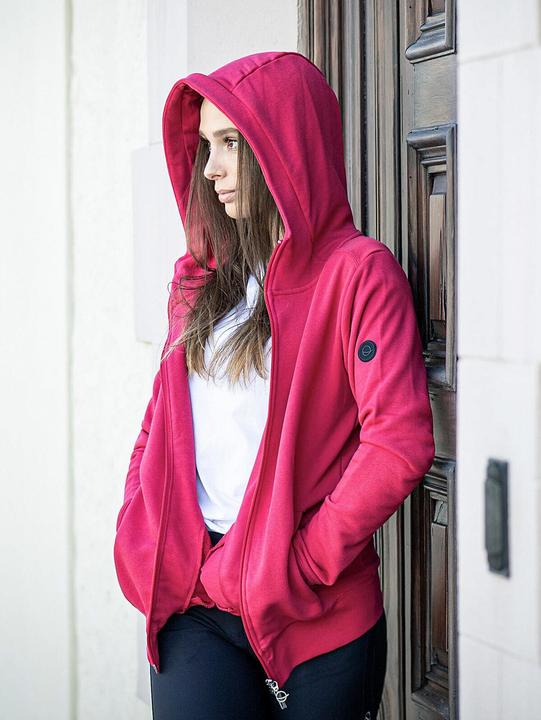 Produktbild Eqode reitsweatshirt mit kapuze full zip damen debra (XS)