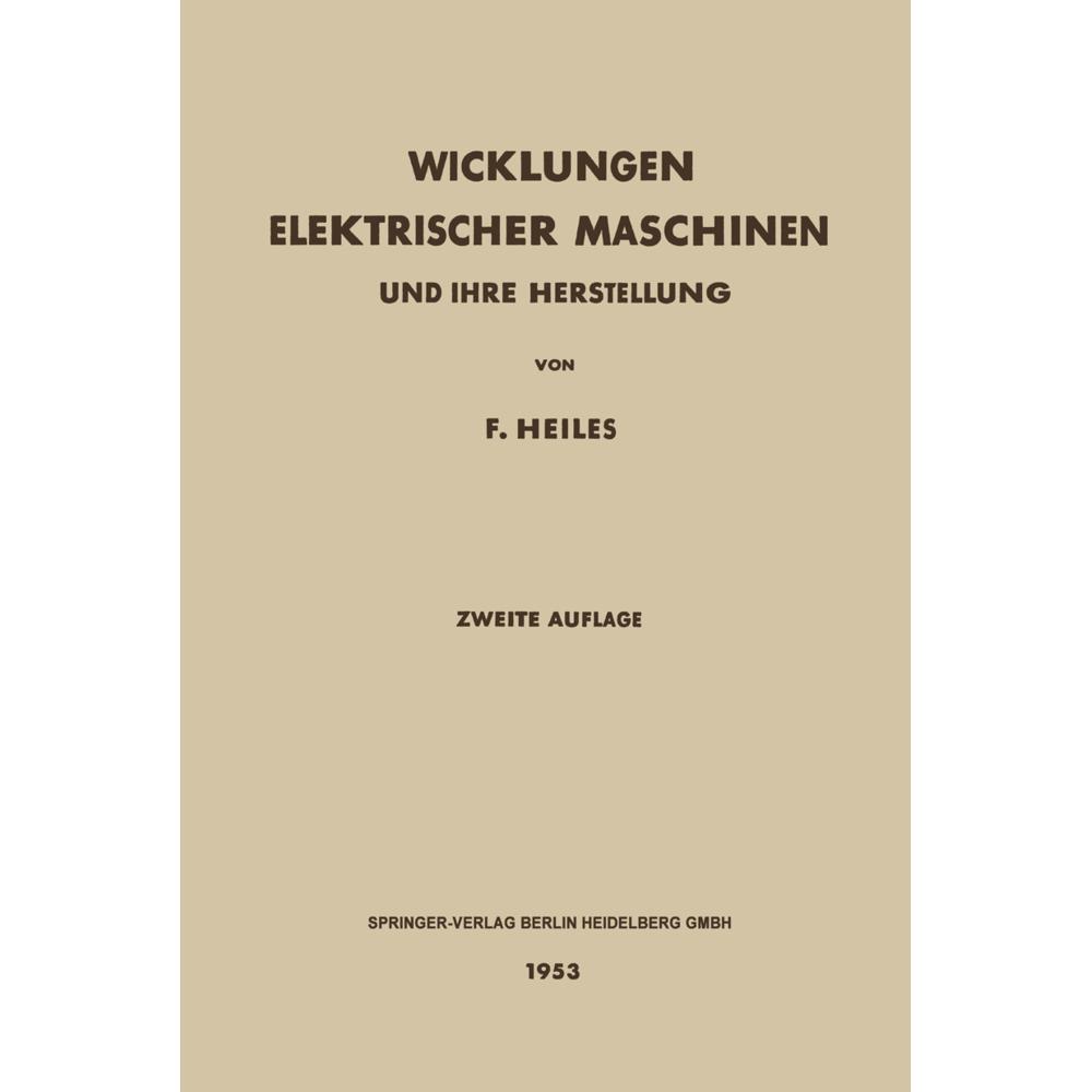 Wicklungen Elektrischer Maschinen, Fachbücher