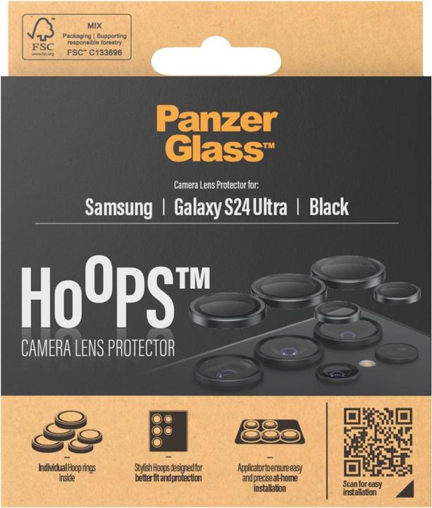 Actual product image PanzerGlass Hoops Camera Lens Protector (1 Piece, Samsung Galaxy S24 Ultra)