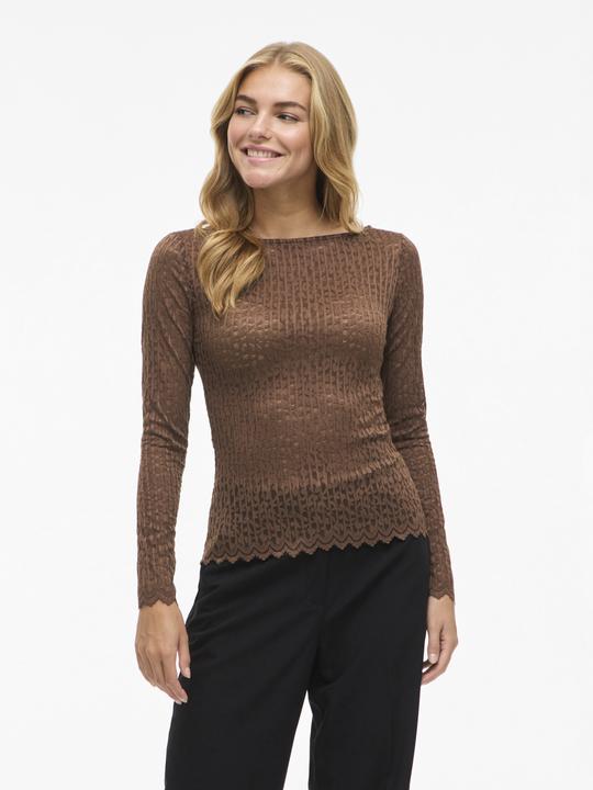 Immagine prodotto Vila VIROMINA U-Boot-Ausschnitt Oberteil mit langen Ärmeln (S)