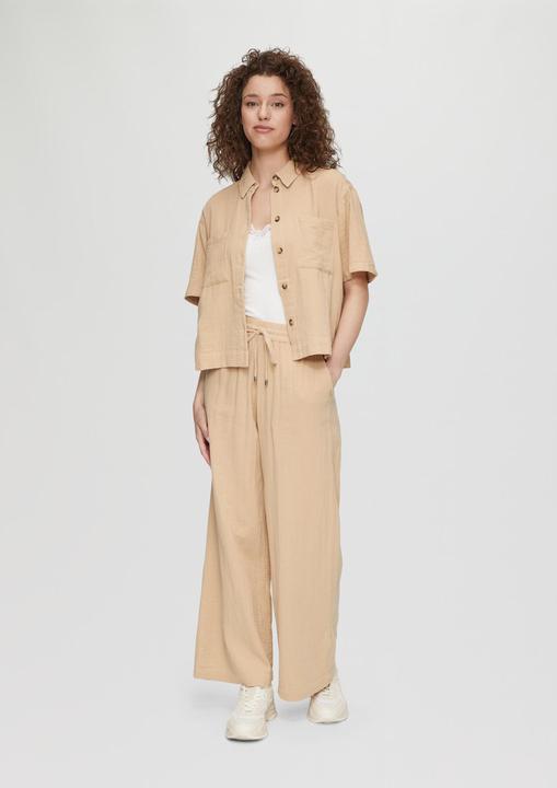 Produktbild s.Oliver Bluse Oversized-Hemdbluse aus Musselin (44)