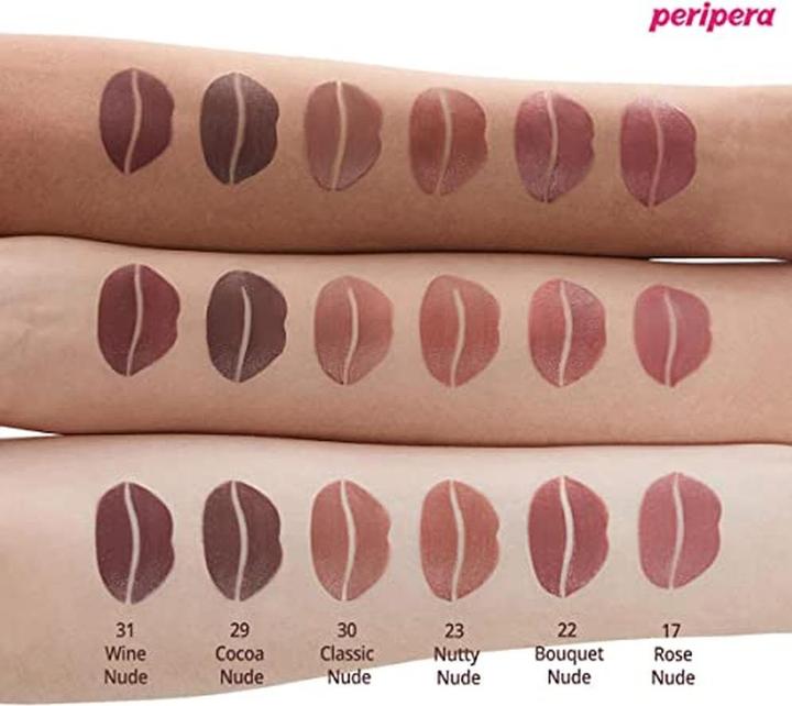 Image du produit Peripera Ink the Velvet Lip Tint Lip liquide 0.14 fl oz 030 Classic Nude (030 Nu classique)