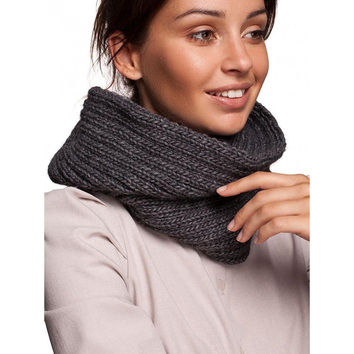 BE Knit, Schal, Schlauchschal, Grau