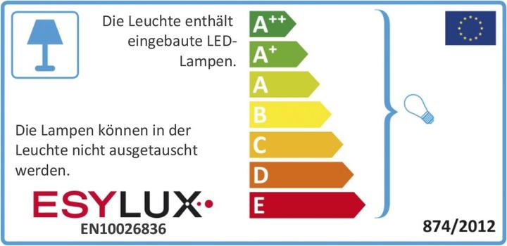 Energy Label Esylux Emergency light