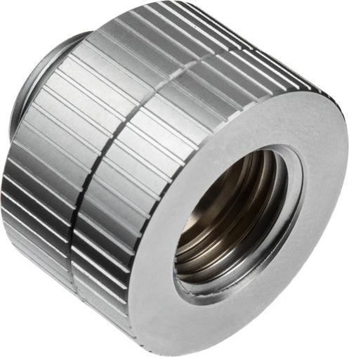 Actual product image EKWB Quantum Torque G1/4 inch extension straight MF 14 - rotatable, Satin Titanium