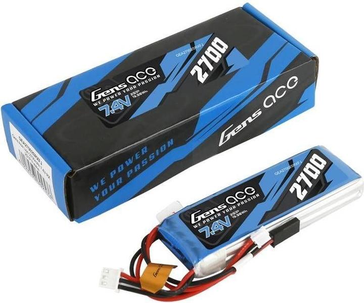 Produktbild Gens Ace RC-Akku LiPo 2700 mAh 7.4 V 1C RX/TX (7.40 V, 2700 mAh)