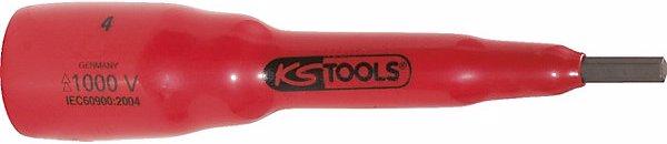 Produktbild KS Tools 1/2" Bit-Stecknuss mit Schutzisolierung (6 mm)