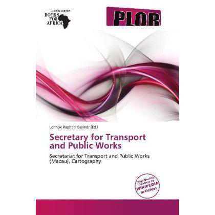 Secretary for Transport and Public Works, Fachbücher von Lennox Raphael Eyvindr