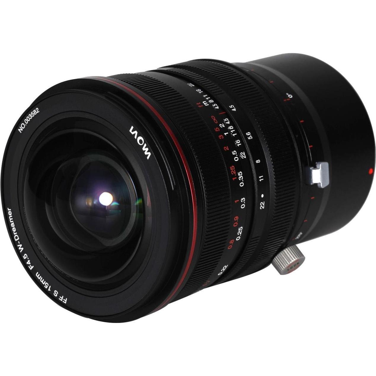 Thumbnail - Laowa 15mm 1:4.5R Zero-D Shift Canon RF (Manual Focus) (Canon RF, Vollformat), Objektiv, Schwarz