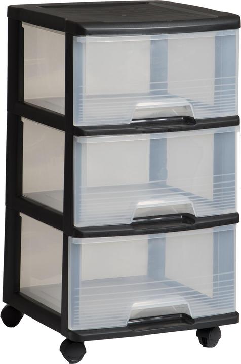 Keter REGAŁ NA KÓŁKACH 3x20L