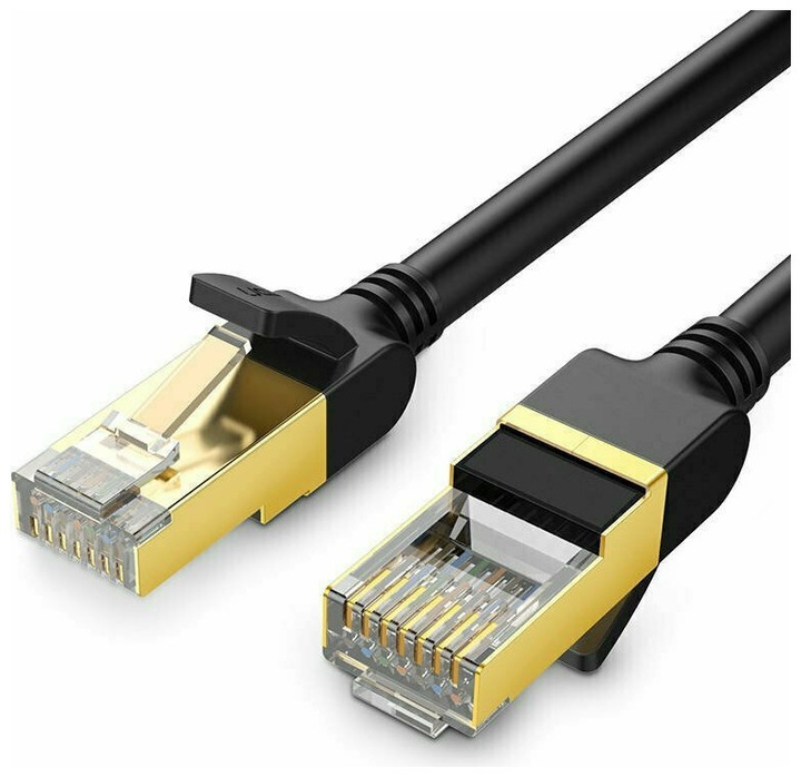 Actual product image Ugreen Ethernet RJ45 flat network cable Cat.7 STP 15m (STP, CAT7, 15 m)