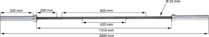 Image du produit Fitcom Bella Bar Black Chrome