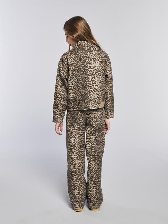 Produktbild Jonen Weite Mädchen Hose mit Leoprint (158)