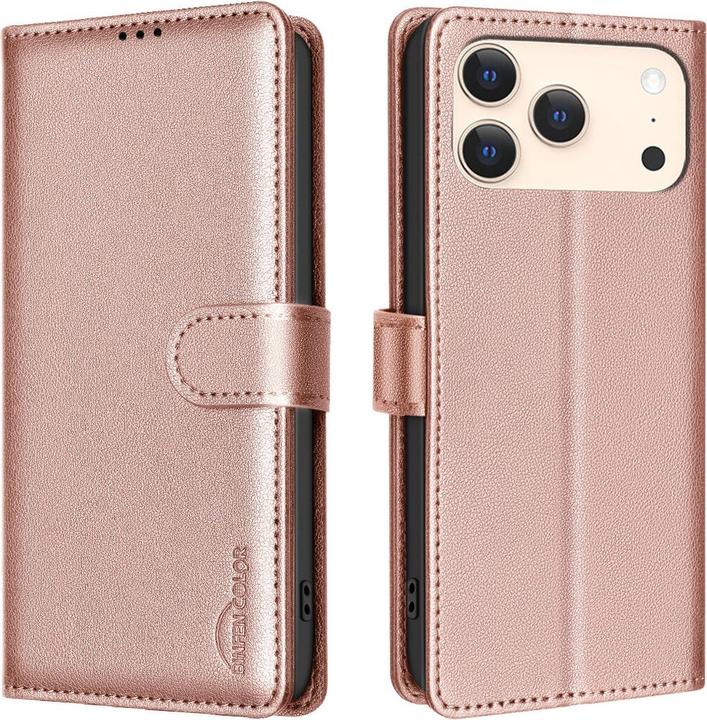 Binfen Color Leder Etui Hülle mit RFID Blocker (Apple iPhone 17 Pro Max)