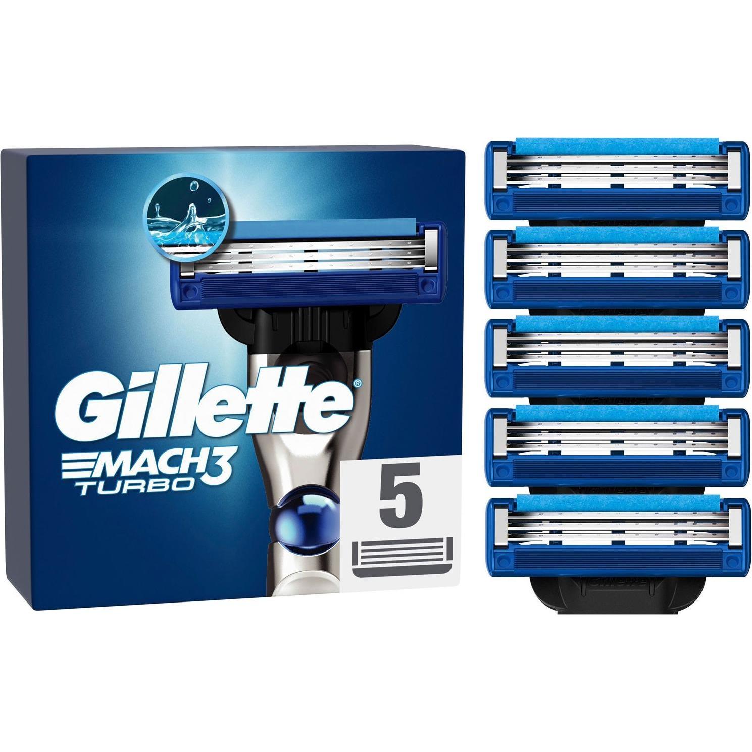 Gillette, Lametta, Mach3 Turbo (5x)