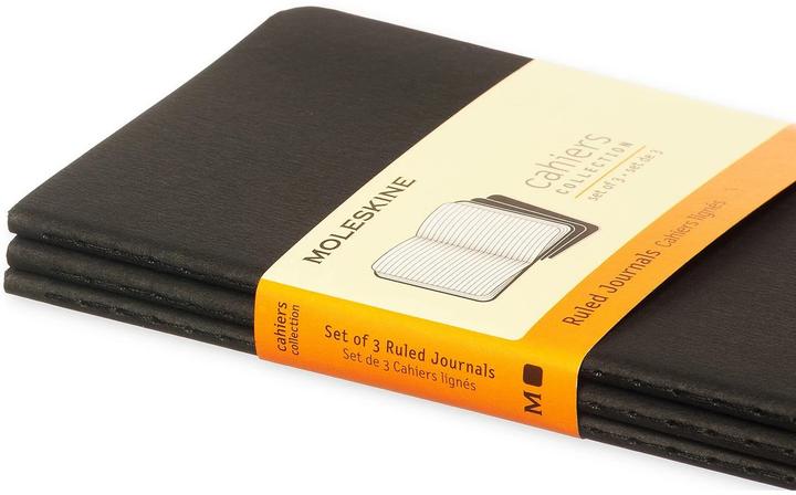 Immagine prodotto Moleskine Set tascabile Cahier di 3 (A6, Righe, Copertina morbida)