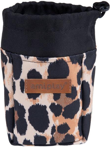 amiplay Pochette friandises Safari, 8 x 6 x 10 cm, léopard (Dressage)