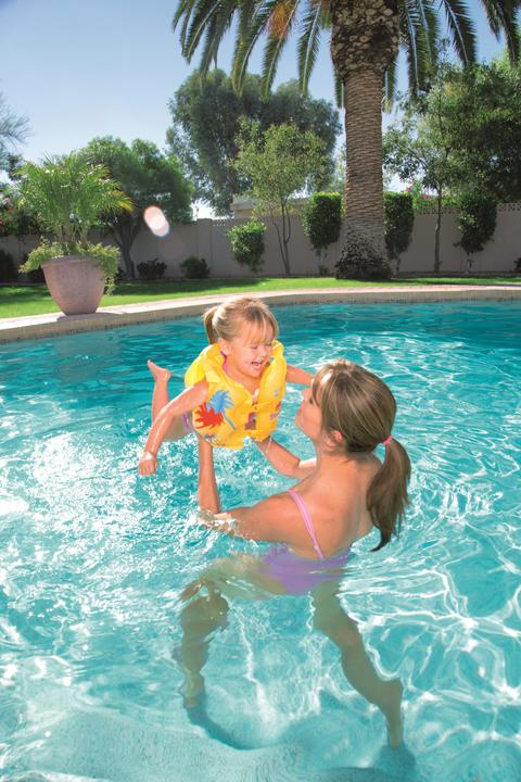 Productafbeelding Bestway Opblaasbaar zwemvest tropisch 41cm x 30cm