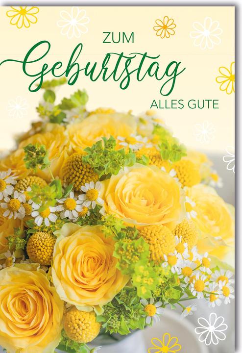 gelber Blumenstrauss