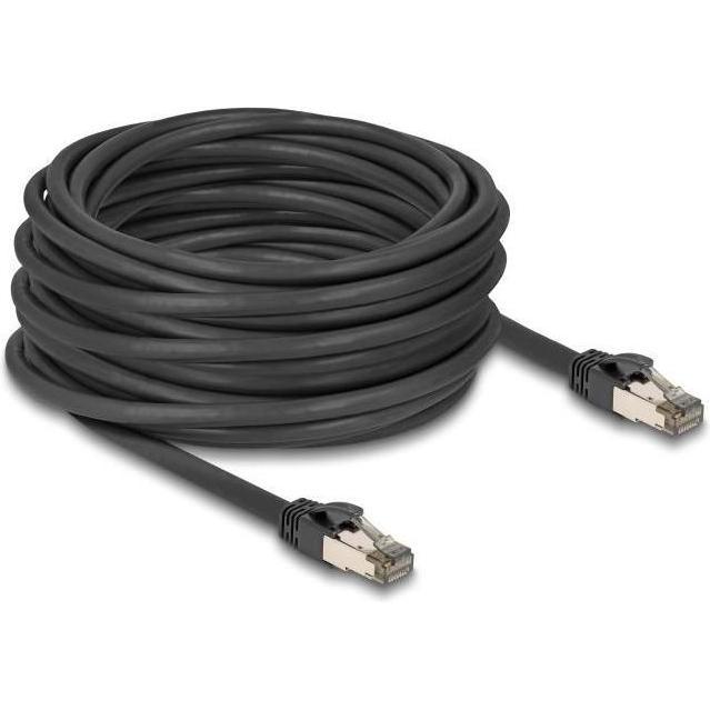 Thumbnail - Delock RJ45 Netzwerkkabel Cat.6A U/FTP ultra flexibel mit innerem Metallmantel 15 m schwarz (U/FTP, CAT6a, 15 m), Netzwe...