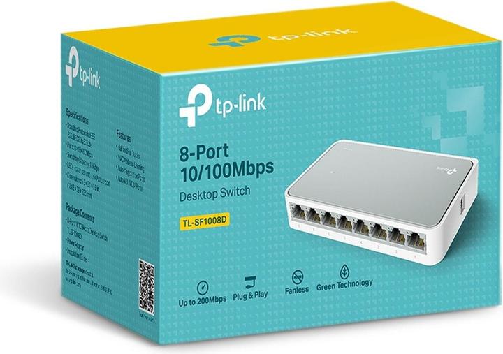 Actual product image TP-Link Tl-Sf1008d (8 ports)