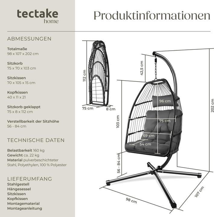 Actual product image tectake Ariane (160 kg)