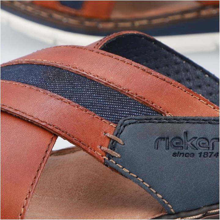 Image du produit Rieker heren slipper - Cognac - Maat 41 (41)