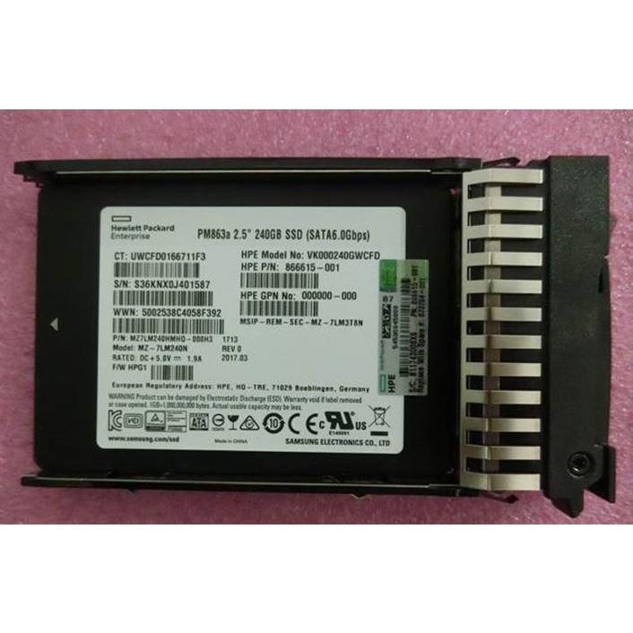 HPE SSD 240GB 6G SFF SATA RI PLP (240 GB), SSD