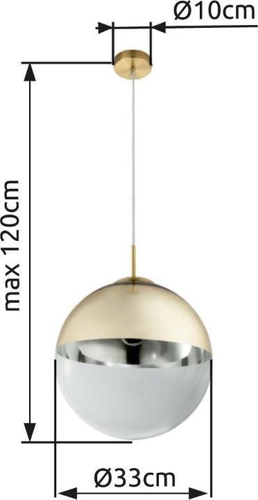 Image du produit Globo Lampe à suspendre Varus (E27)