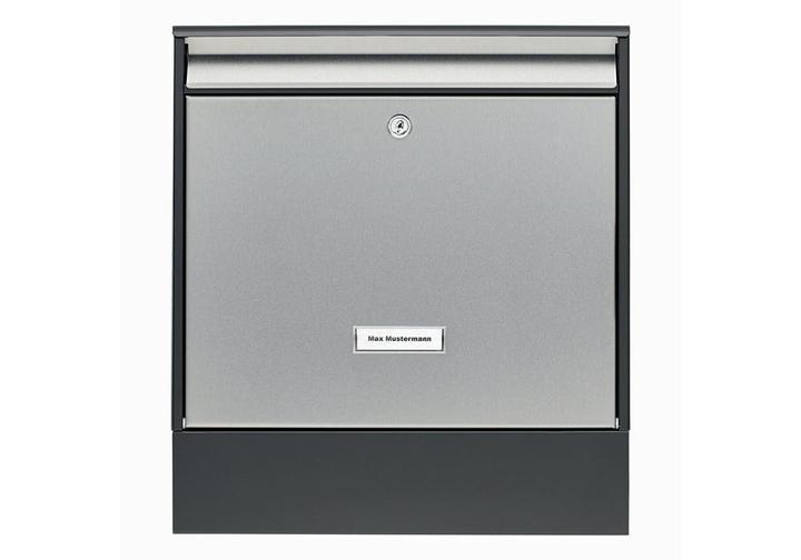 Actual product image Burg Wächter Mailboxes Oxford 6877 black&steel