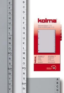 Image du produit Kolma Intercalaire A4 strong A-Z 24 pcs. gris