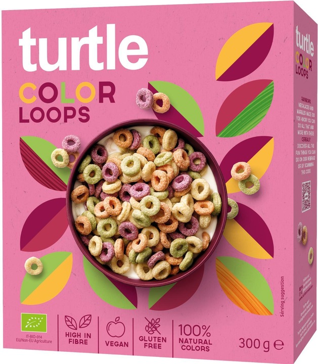 Actual product image Turtle Color Loops Organic (370 g)