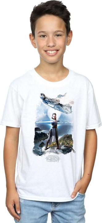Produktbild Star Wars The Last Jedi Rey Falcon TShirt Jungen (140, 146)
