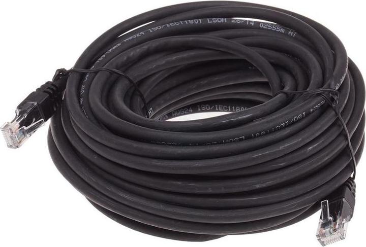 Immagine prodotto RS PRO Cavo patch Cat6 UTP LSZH nero 15m (UTP, CAT6, 15 m)