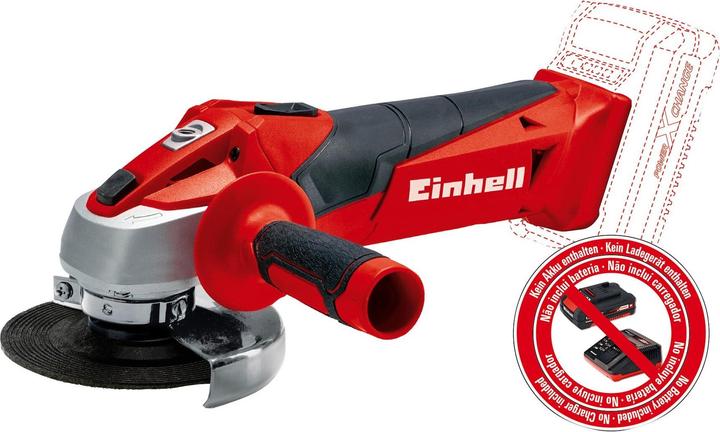 Einhell Battery angle grinder without battery (115 mm)