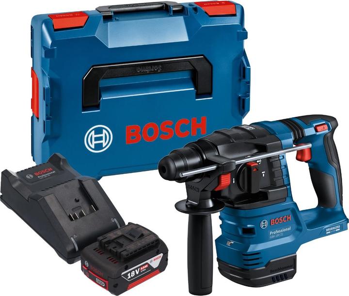Produktbild Bosch Professional GBH 18V-22 Professional Akku Bohrhammer 18 V 1,9 J SDS Plus Brushless + 1x Akku 5,0 Ah +