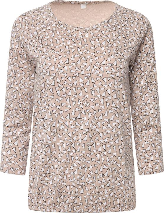 Immagine prodotto Laurasøn T-Shirt, Minimal Print, Rundhals,3/4-Ärmel, elastischer Saum (XL)