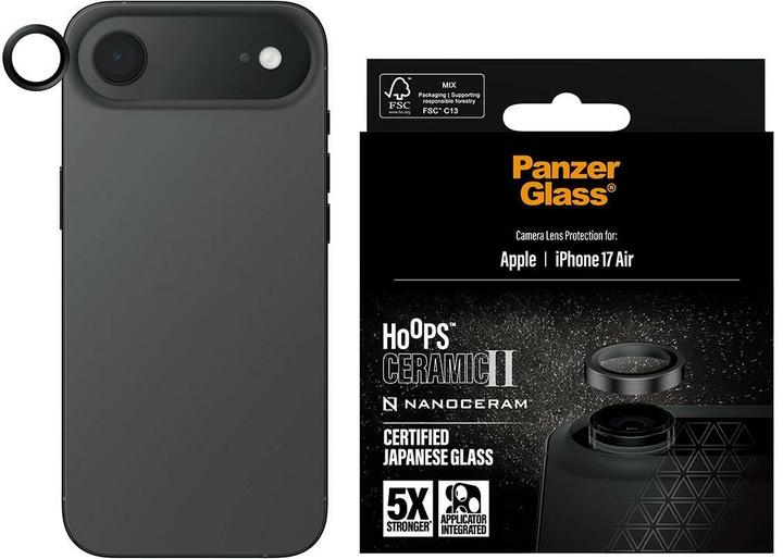 Actual product image PanzerGlass Hoops Camera Lens Protector (1 Piece, Apple iPhone Air)