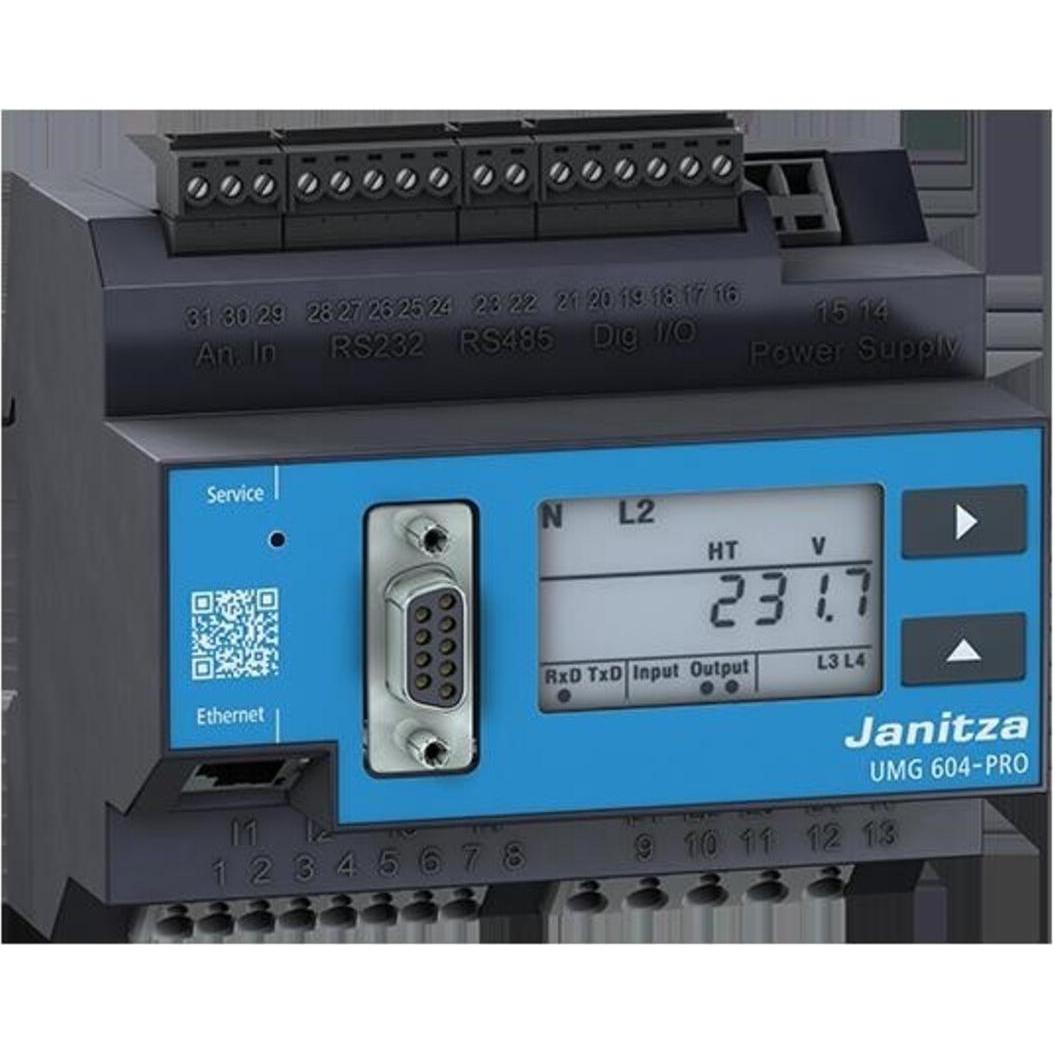 Janitza UMG 604-PRO 24 V Spannungsqualitäts-Analysator Spannungsqualitäts-Analysator UMG 604-PRO (5216222)