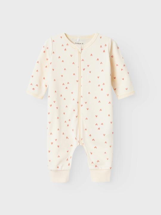 Produktbild Name it Nbfnightsuit Zip Buttercream Hearts Noos (68)