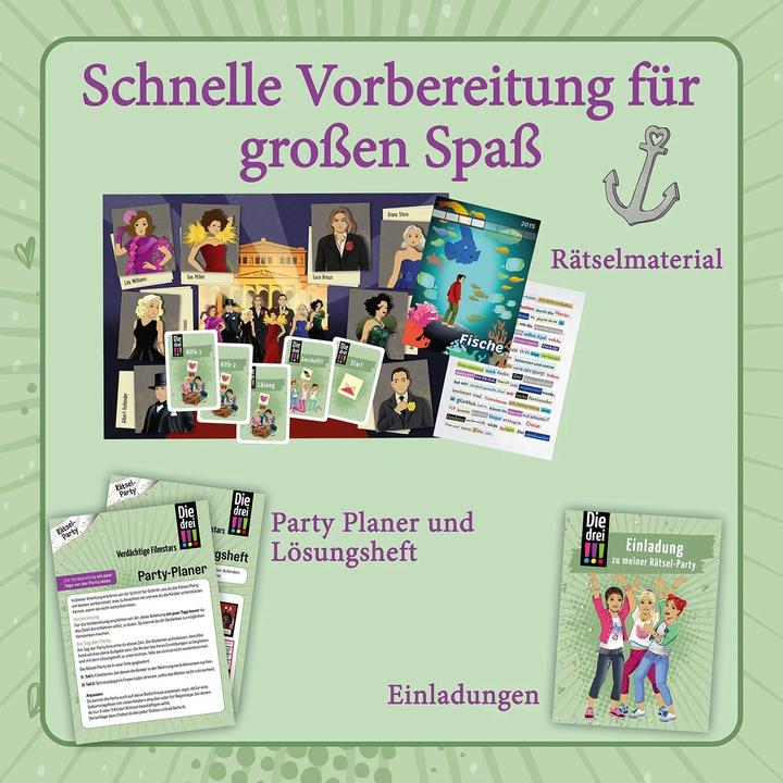 Actual product image Kosmos The three!!! Puzzle party (German)