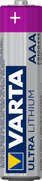Actual product image Varta ULTRA Lithium (2 pcs., AAA, 1100 mAh)