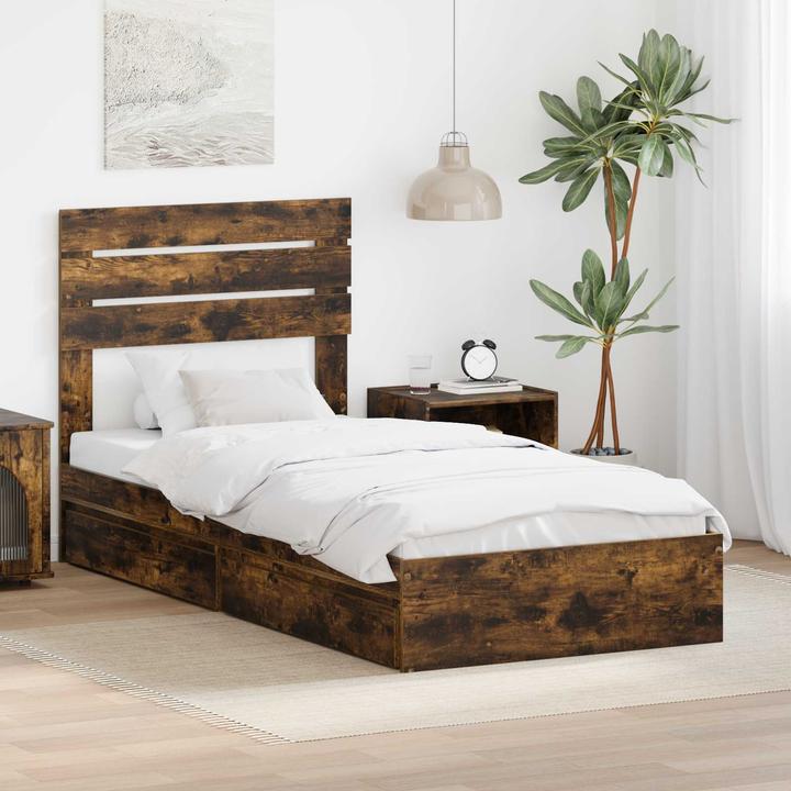 Produktbild vidaXL Aufbewahrungsbettgestell (90 x 190 cm)