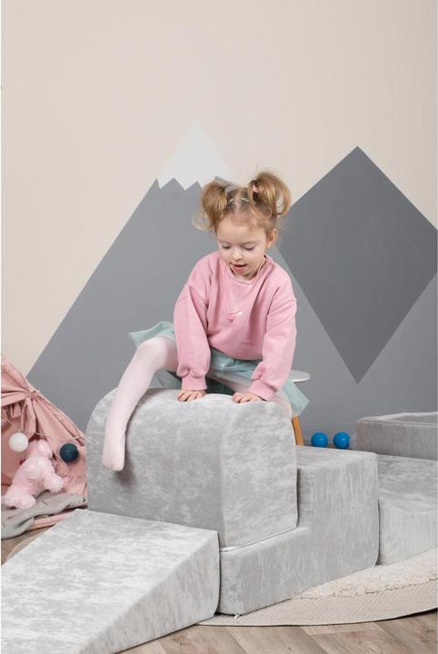Actual product image Knorrtoys Spielblöcke soft - "Grey" (Child armchair)