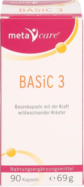 Actual product image Meta Care Basic 3 capsule (90 Piece, Capsules, 110 g)